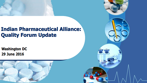 IPA Meeting with the FDA: Quality Forum Update, Washington DC.