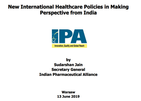 New International Healthcare Policies in Making Perspective from India – Warsaw